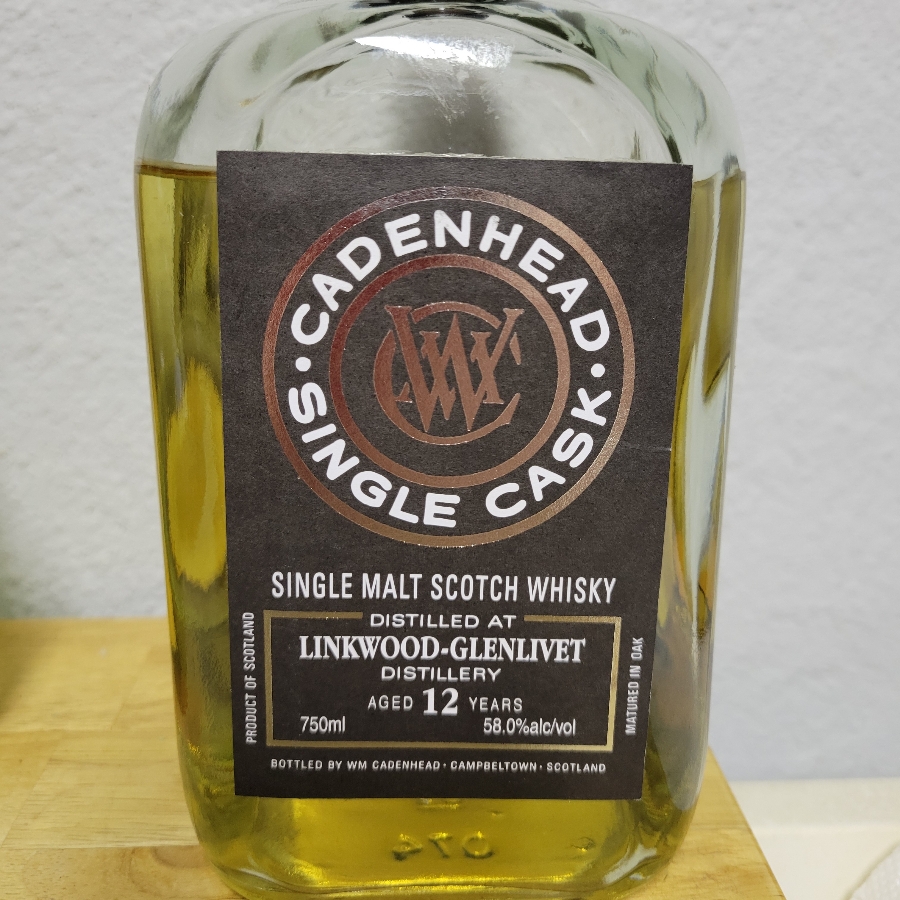 Linkwood-Glenlivet 12yr (Cadenhead Single Cask)