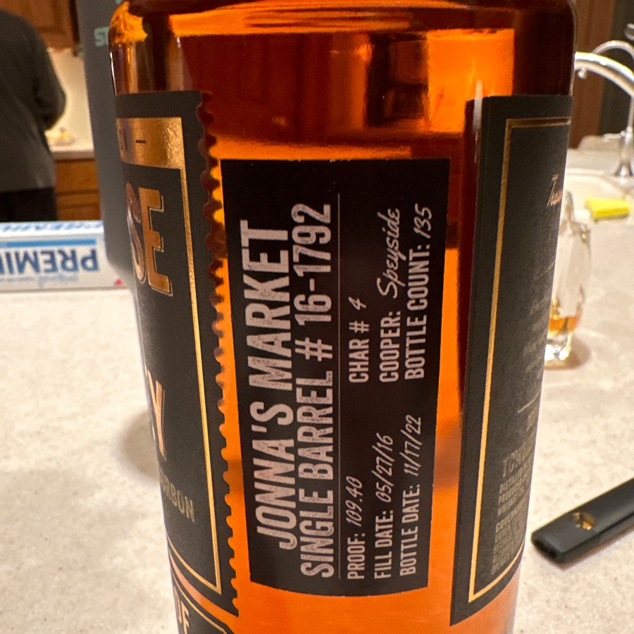 traverse City Whiskey Co. barrel proof #16-1792