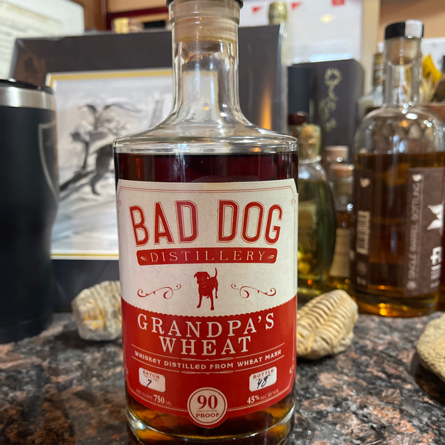 Bad dog grandpa's wheat