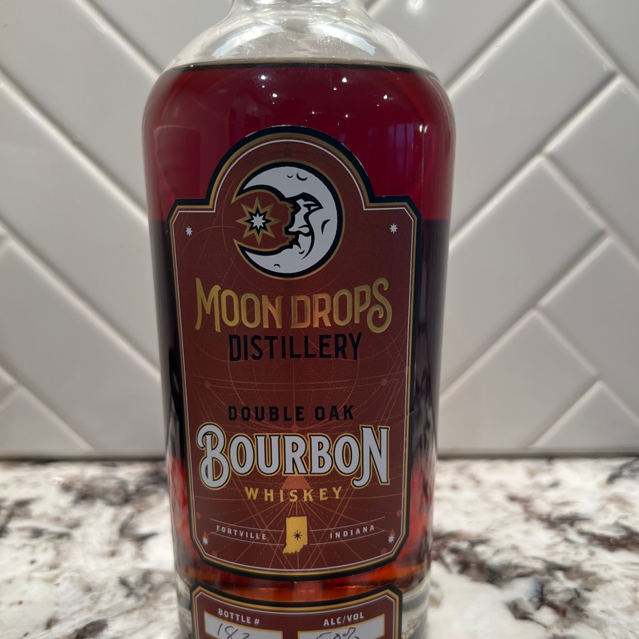 Moon Drops Distillery Double Oak Bourbon Whiskey