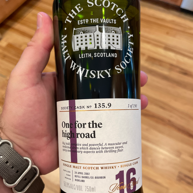 One for the high road -SMWSA- 135.9