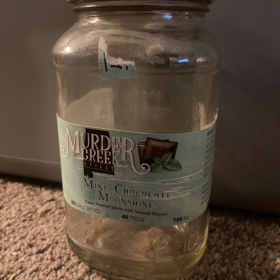 Murder Creek Distillery Mint Chocolate Moonshine