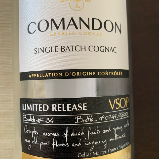 Comandon Single Batch Cognac VSOP