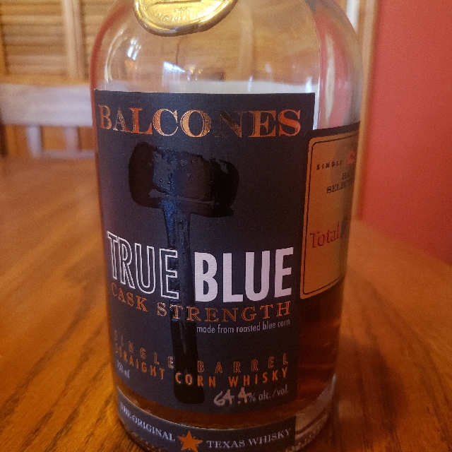 Balcones True Blue Cask Strength (Total Wine & More select)