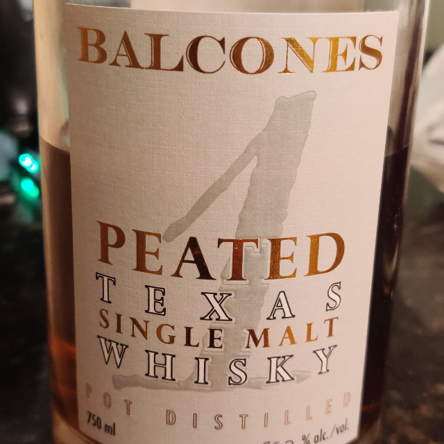 Balcones Peated Texas single malt whisky 2019