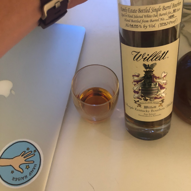 Willett Family Estate 10 year Single Barrel Bourbon barrel 1410