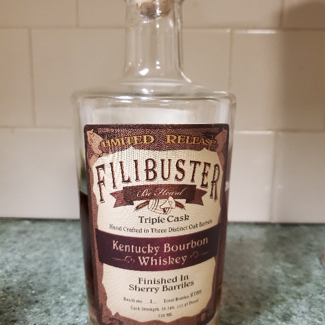Filibuster Triple Cask Bourbon