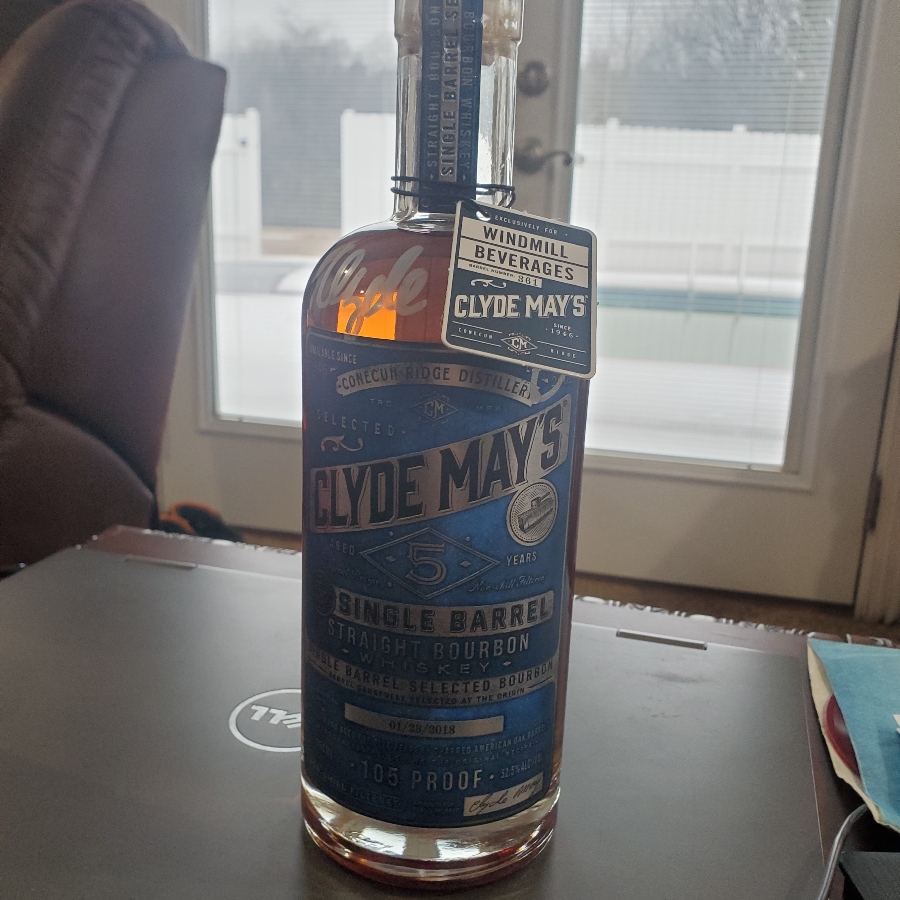 Clyde May's Single Barrel 5 Year Straight Bourbon (Windmill)