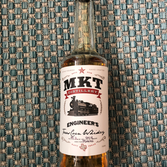 MKT Distillery Engineer's Texas Corn Whiskey