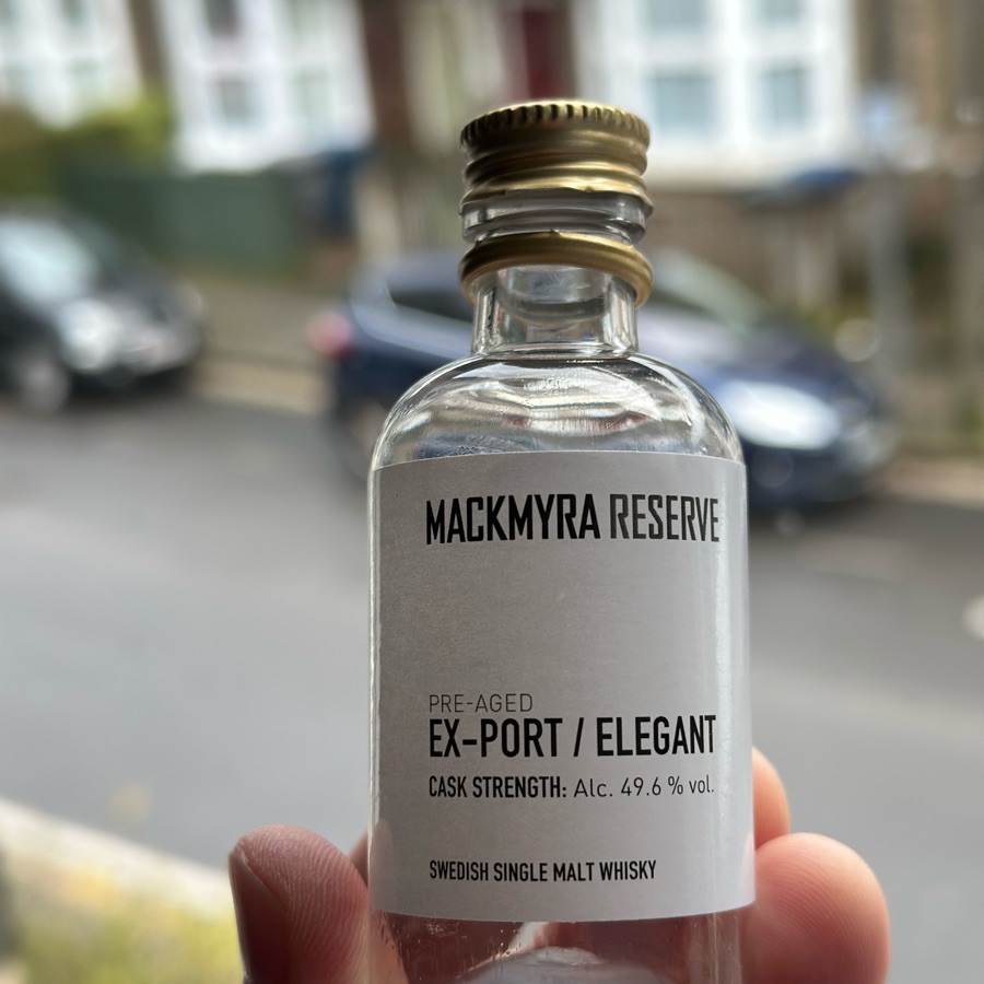 Mackmyra Reserve Pre-Aged Ex-Port / Elegant