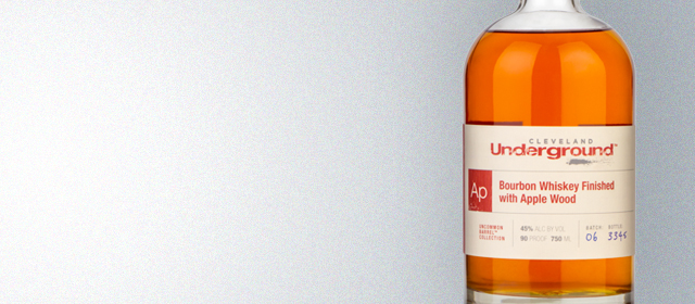 Cleveland Underground Bourbon Whiskey Finished with Apple Wood