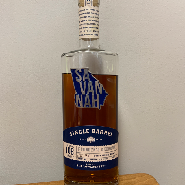 Savannah Single Barrel Founder's Reserve 115-71