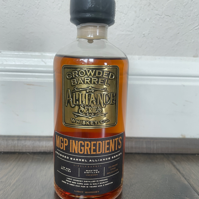 Crowded Barrel Alliance Series MGP Ingredients (Light Whisky)