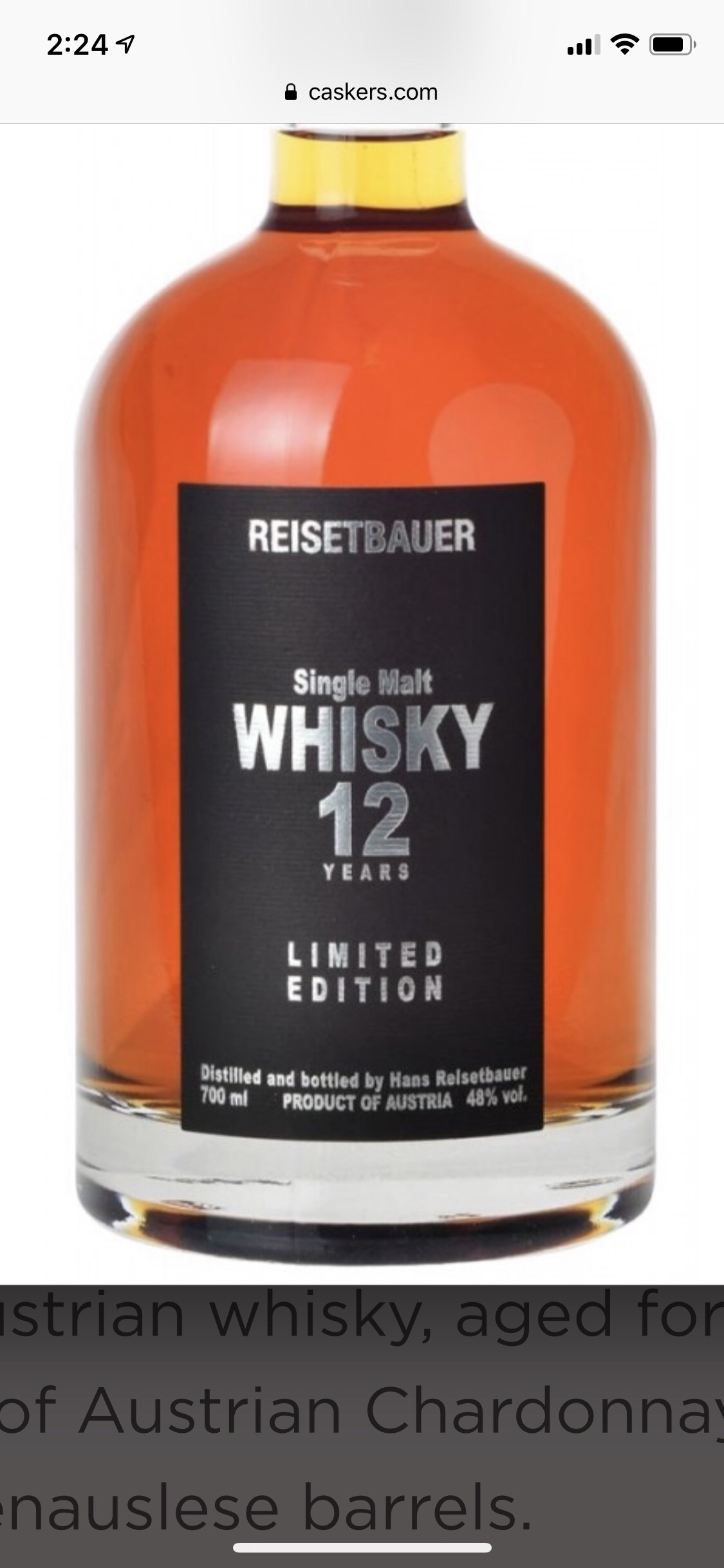 Reisetbauer 12 Year