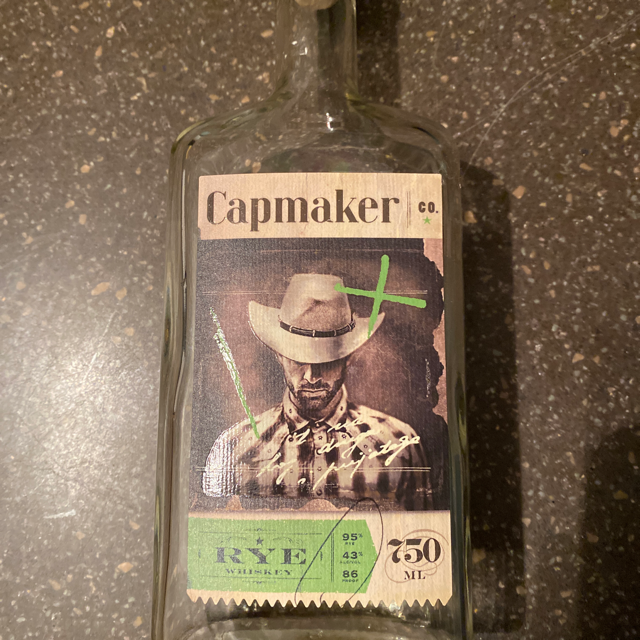 Capmaker Co. Rye Whiskey