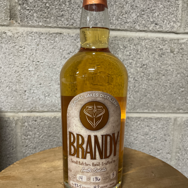 Glacial Lakes Distillery Brandy