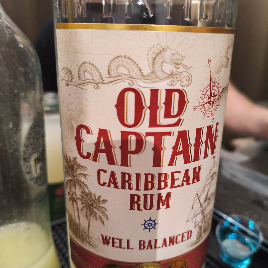 Old Captain Caribbean Rum - Well Balanced