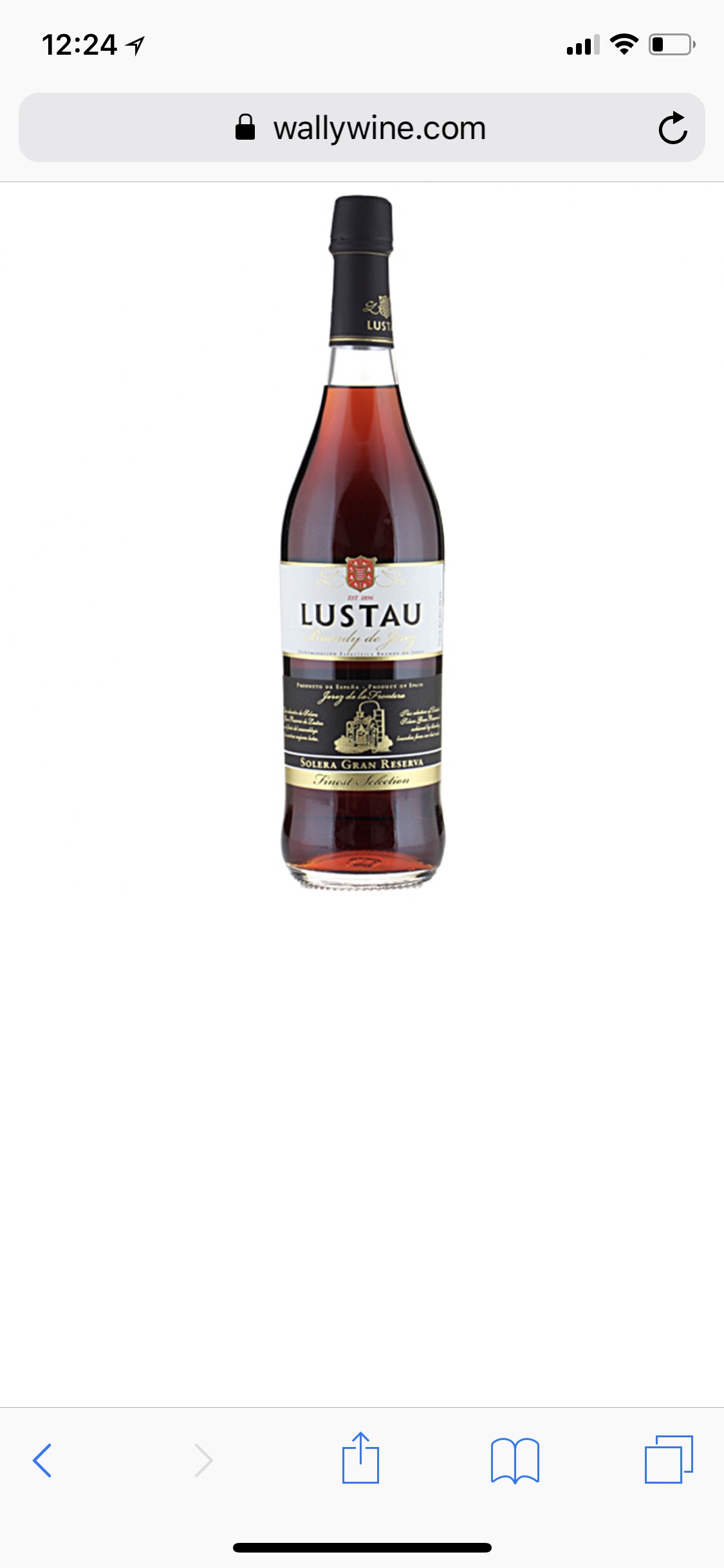 Lustau Solera Gran Reserva Finest Selection