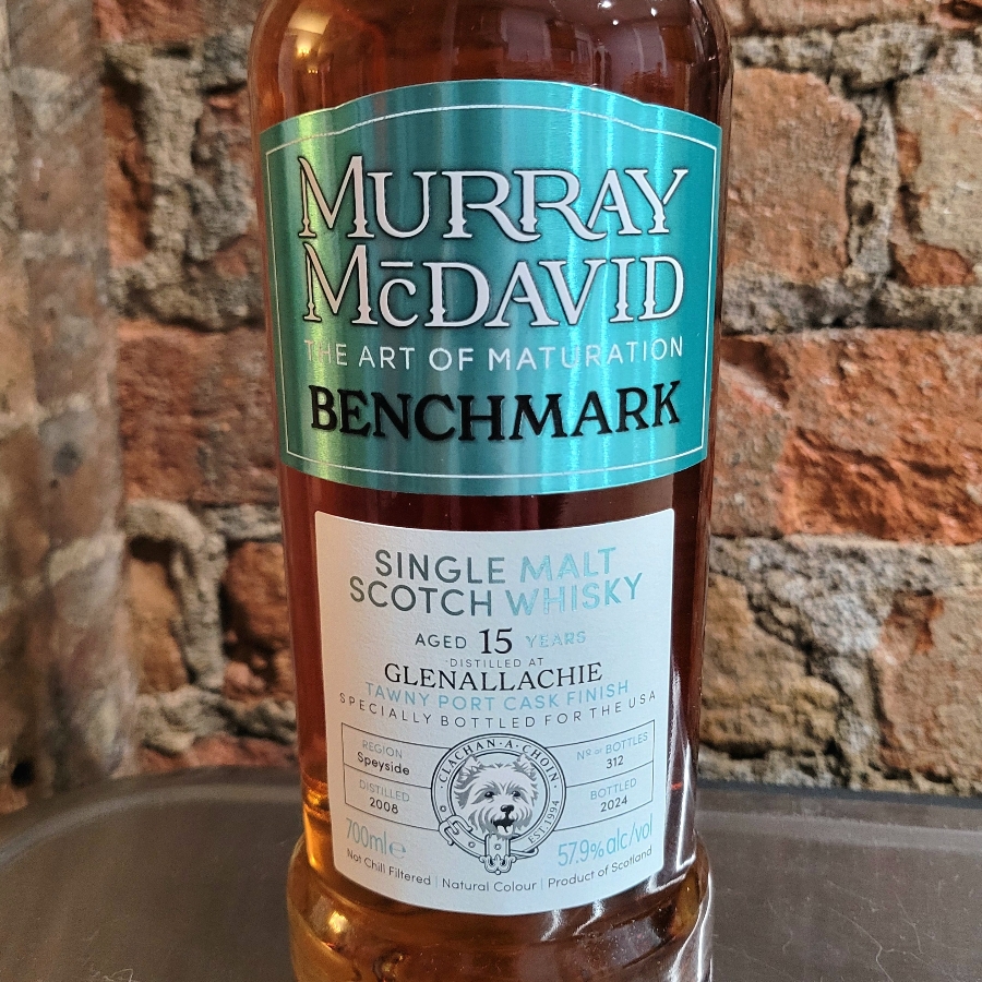 MURRAY MCDAVID BENCHMARK - GLENALLACHIE 15 YEAR TAWNY PORT CASK FINISH