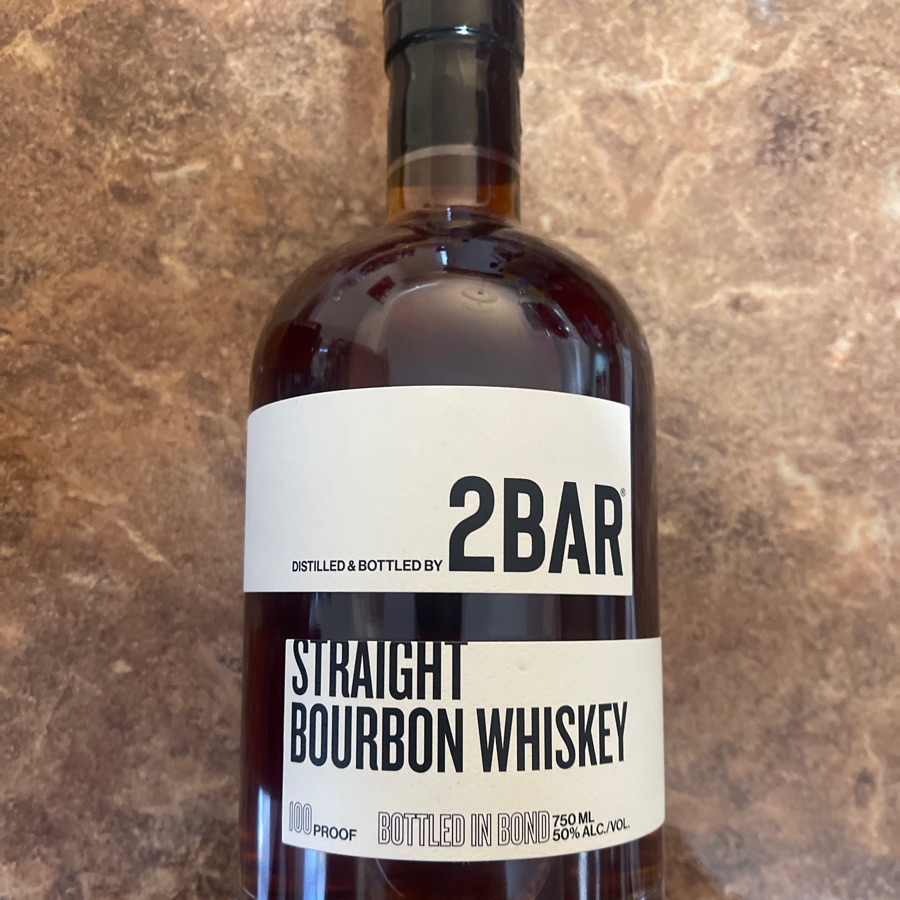 2Bar Straight Bourbon Whiskey Bottled In Bond