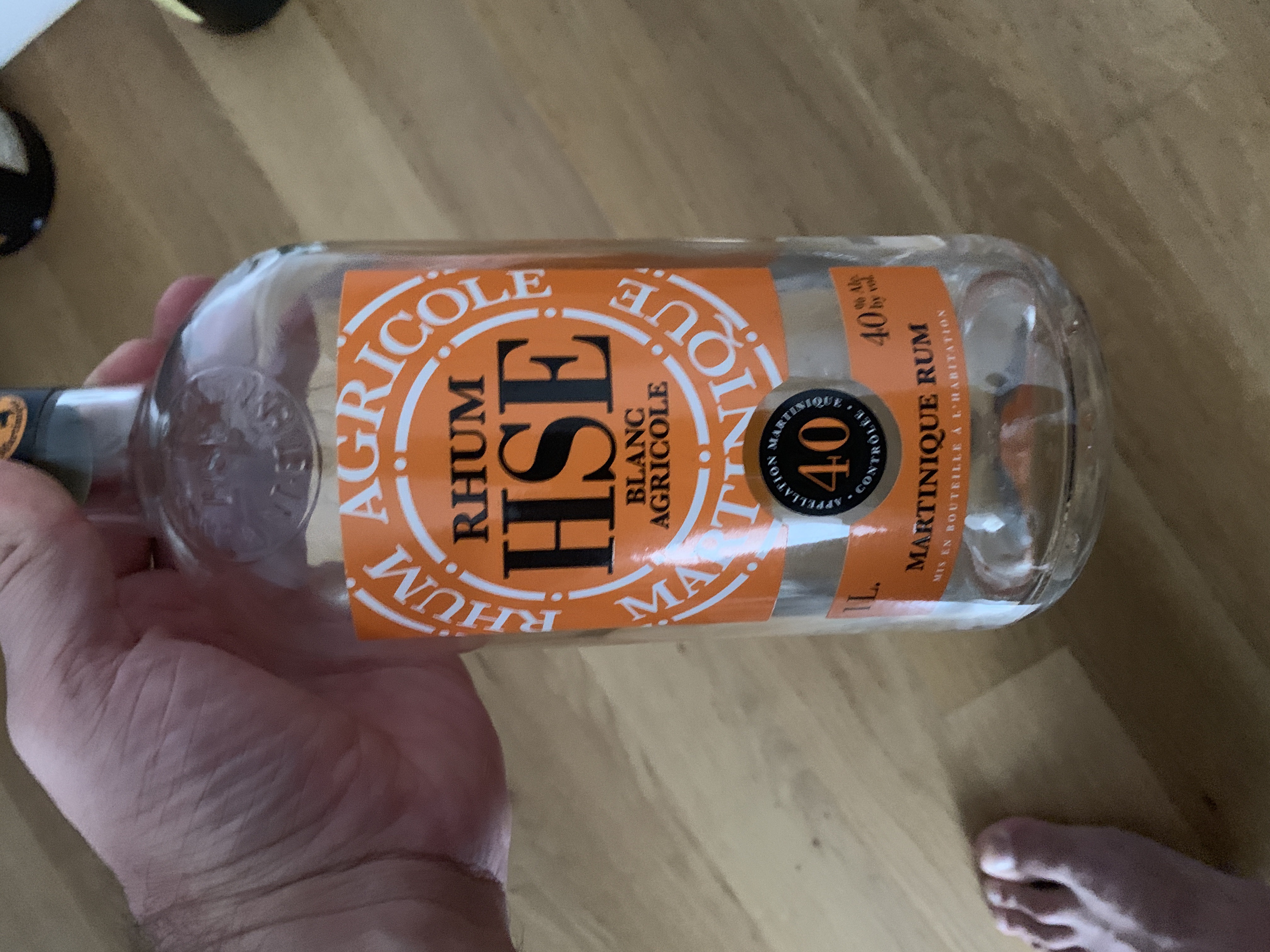 HSE Rhum Agricole Blanc (40%)