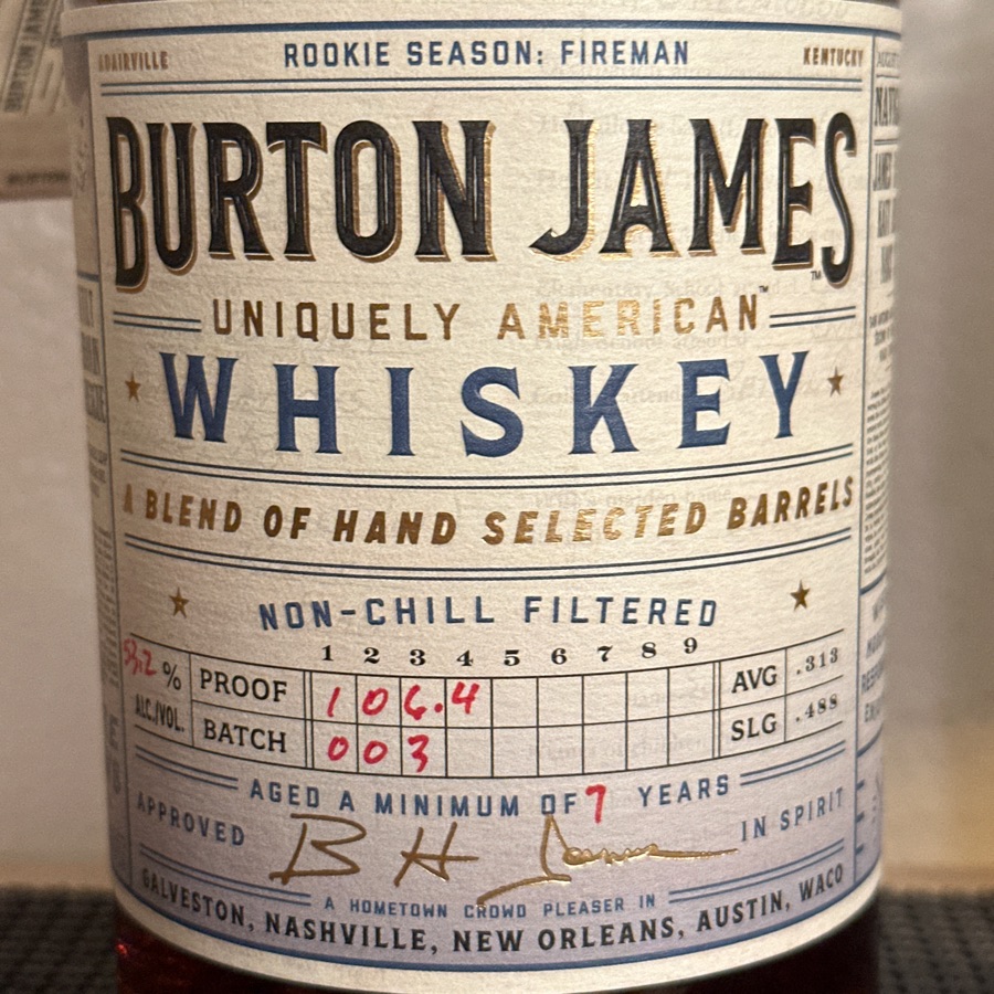 Burton Jmaes - Rookie Season - Fireman