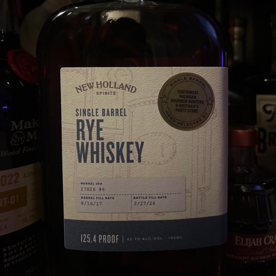 New Holland Single Barrel Rye