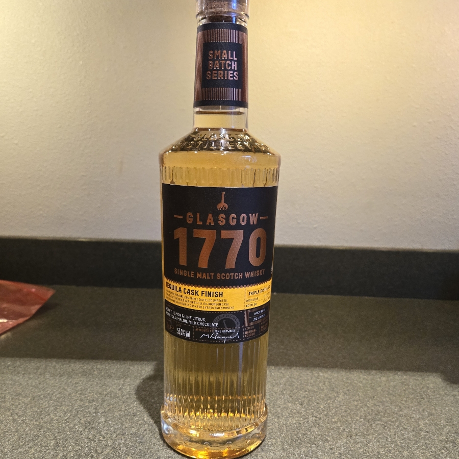 Glasgow 1770 Tequila Cask Finish