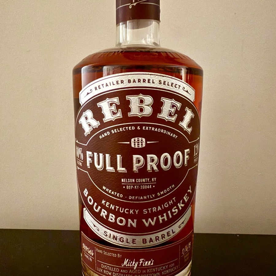 Rebel Full Proof Retailer Barrel Select (Micky Finn's Store Pick)