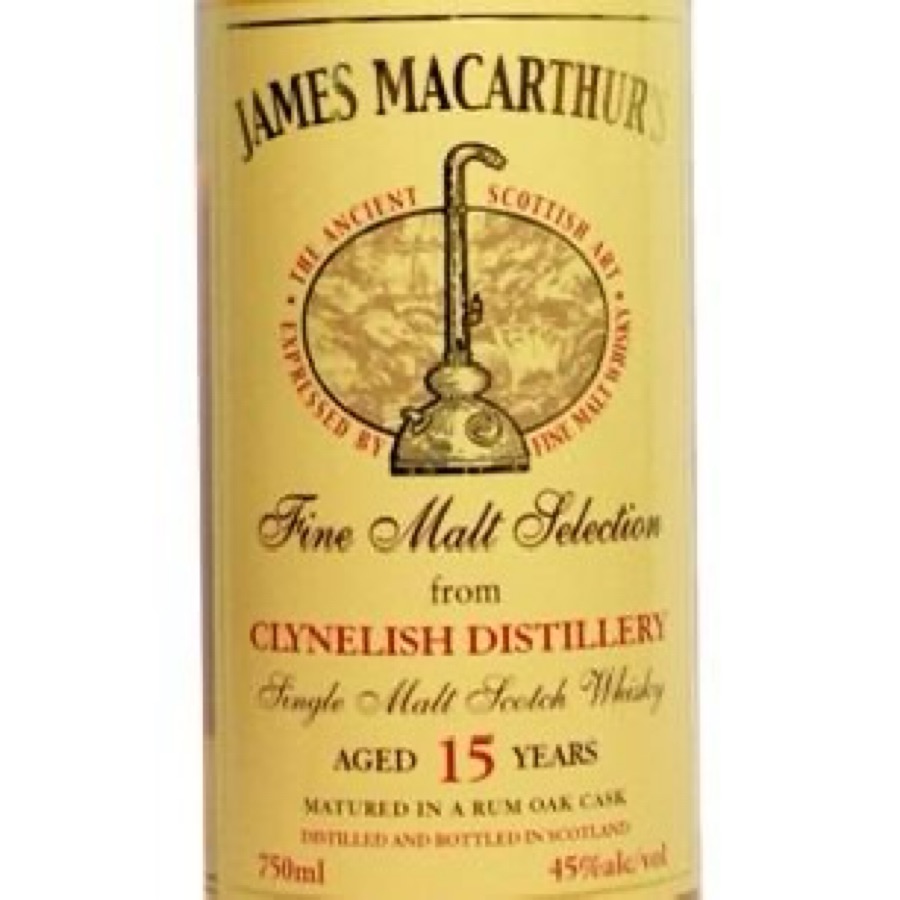 James Macarthur's Clynelish Distillery Aged 15 Years
