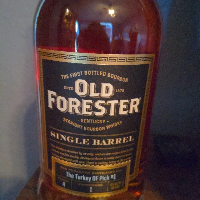 Old Forester Single Barrel - The Turkey OF Pick #1