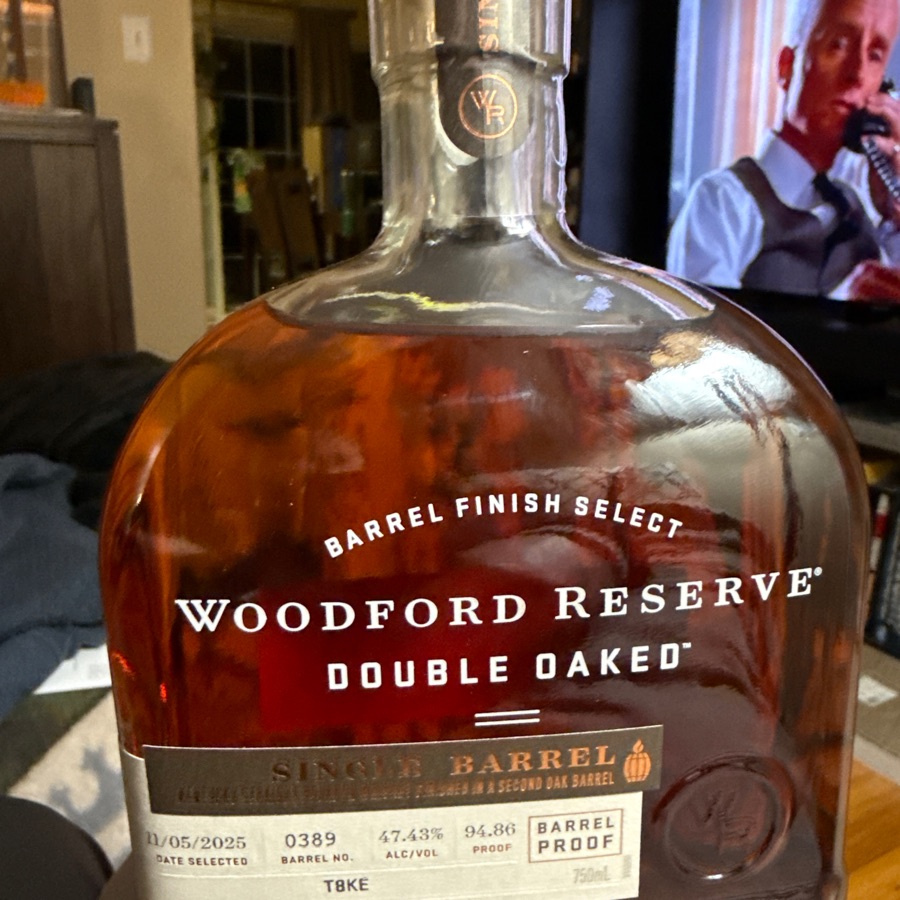 Woodford Reserve Double Oaked Single Barrel Barrel Proof (T8KE)