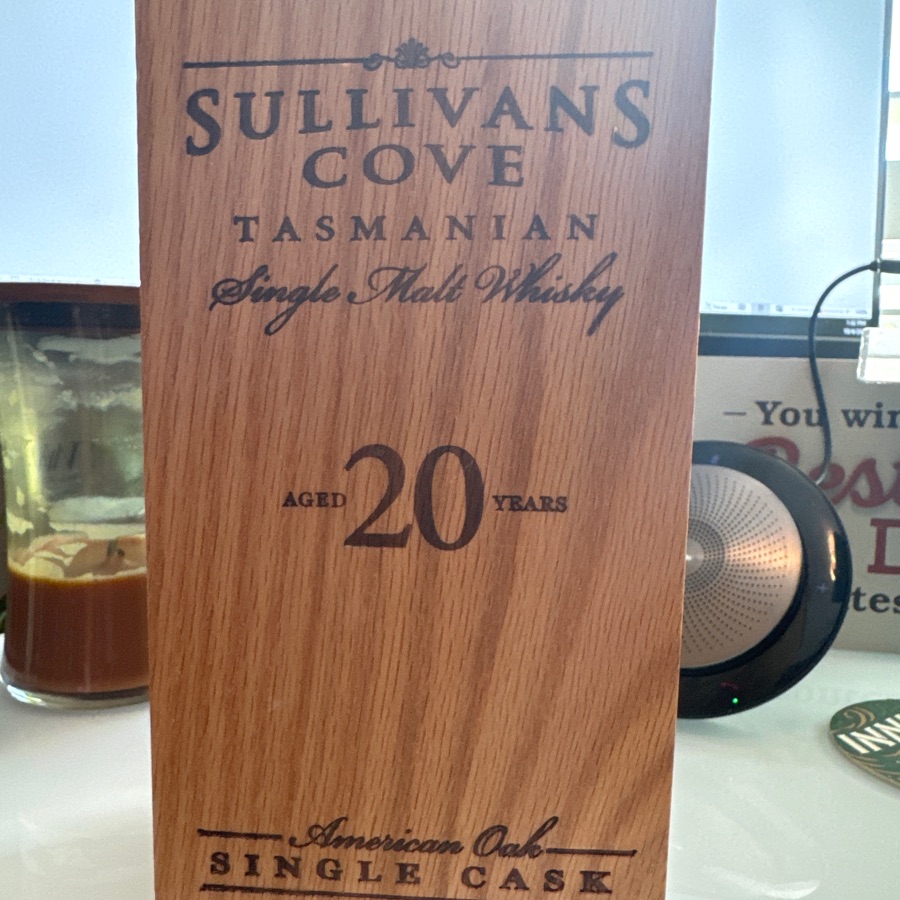 Sullivan's Cove 20 year American Oak Single Cask - HH0618