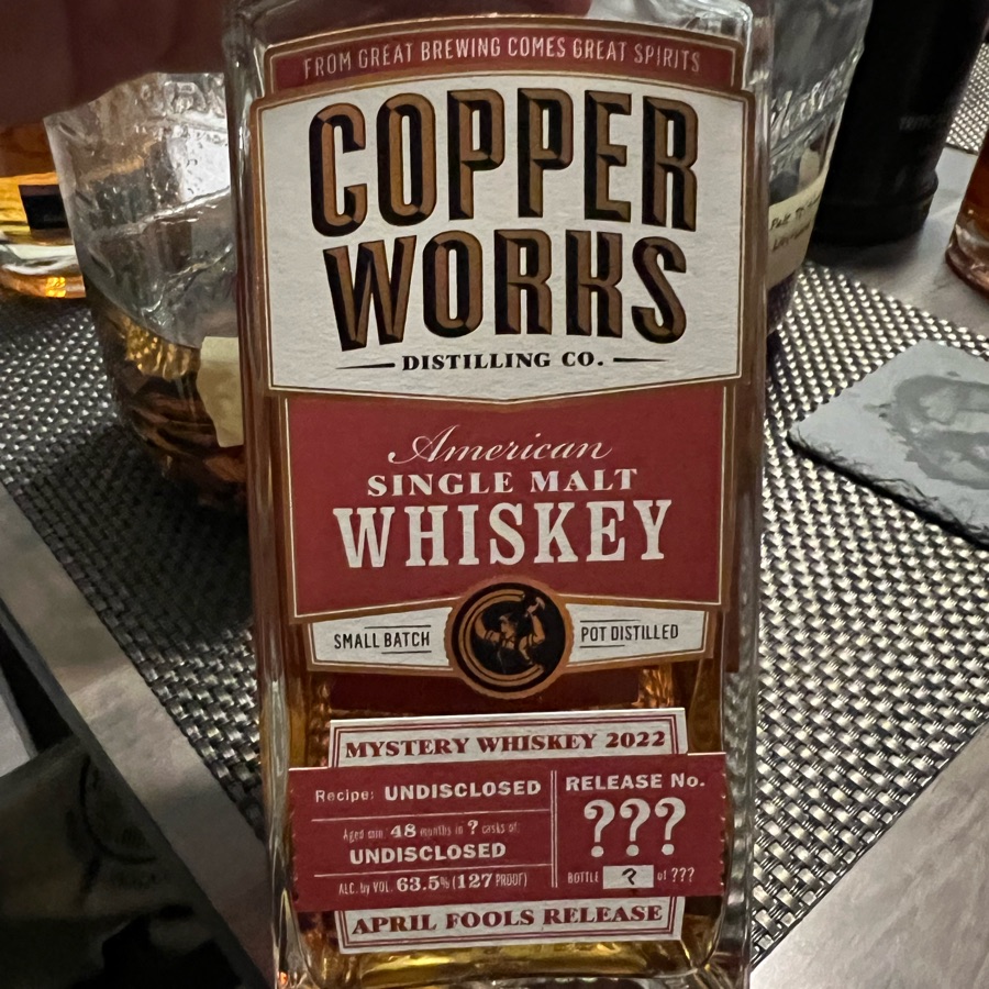 Copperworks Mystery Whiskey 2022
