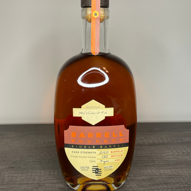 Barrel Bourbon - Single Barrel (Mac's Cinn-A-Fun)