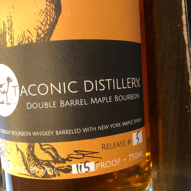 Taconic Distillery Double Barrel Maple Bourbon Cask Strength