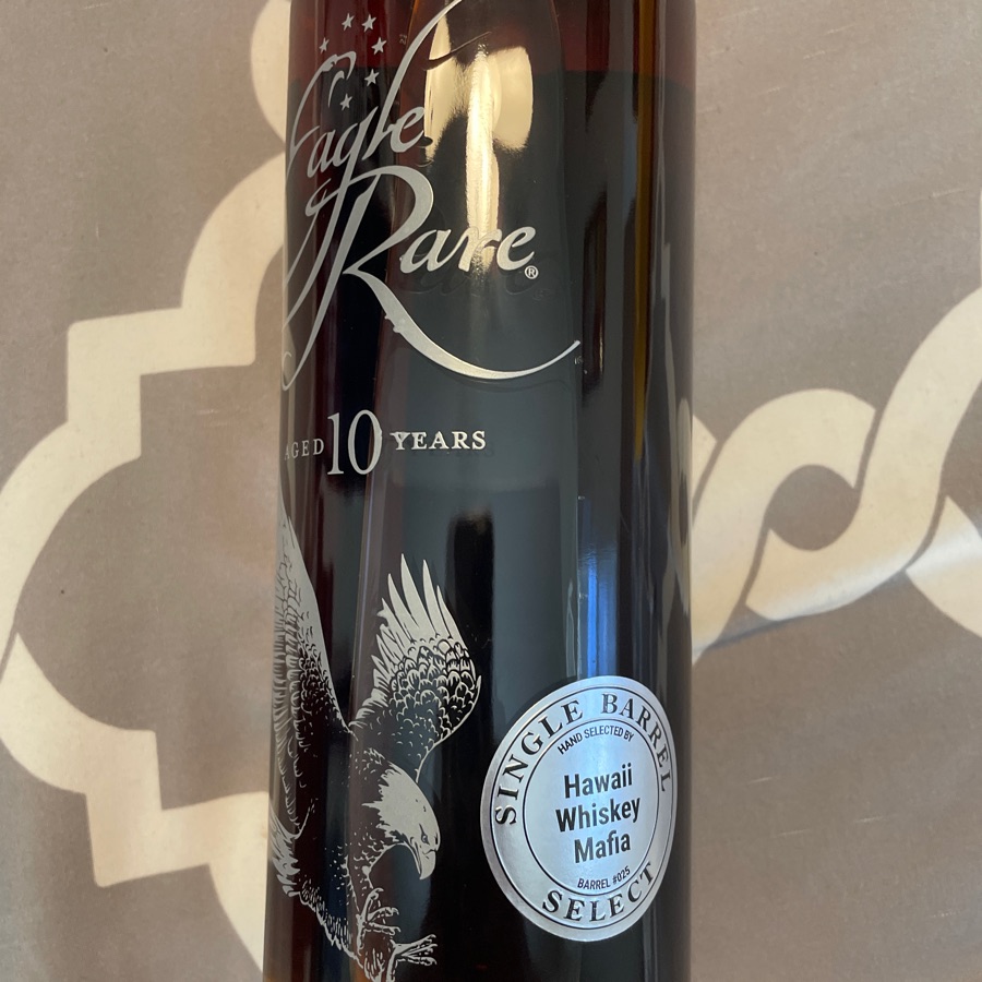 Eagle Rare Hawaii Whiskey Mafia Single Barrel