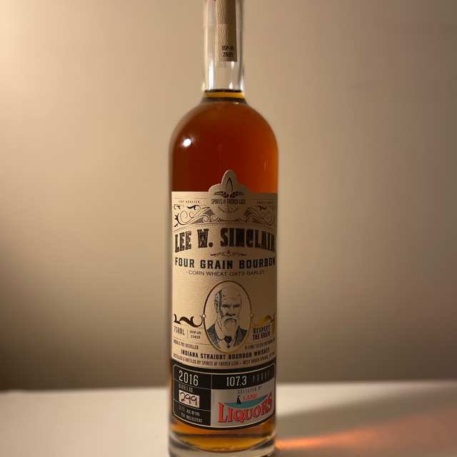 Lee W. Sinclair Single Barrel Select (Lake Liquors)