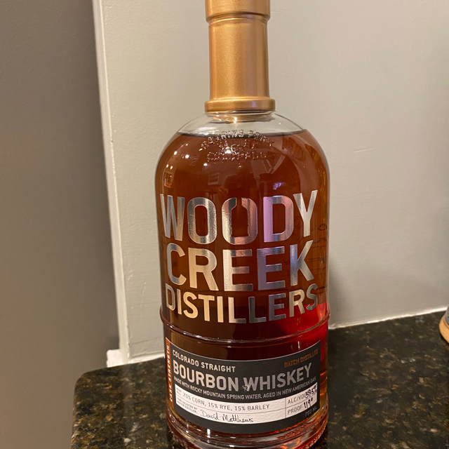 Woody Creek Cask Strength Bourbon