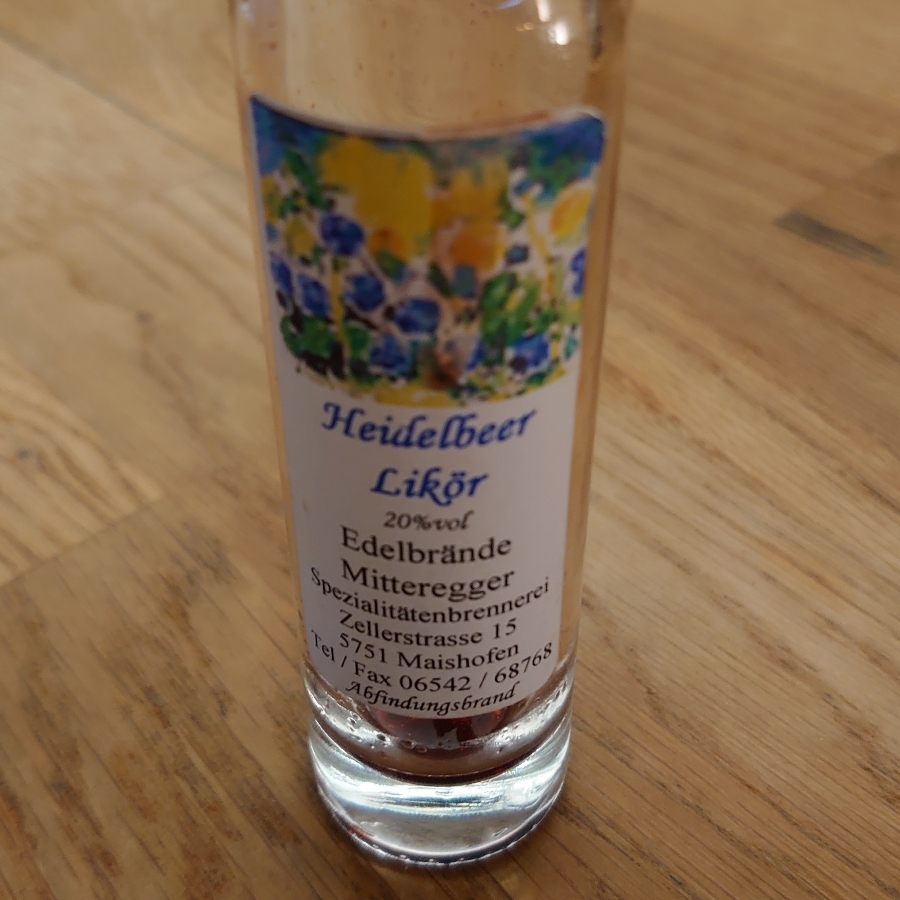 Mitteregger Heidelbeer Likör