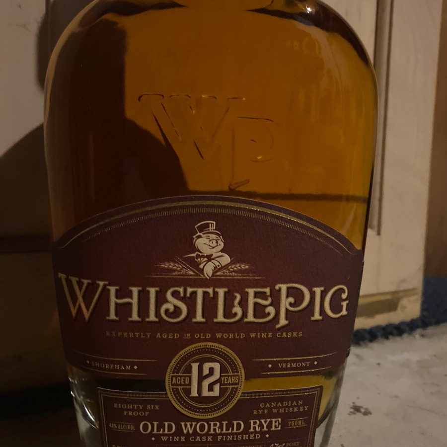 Whistle Pig 12 Year Old World Rye Wine Cask Finished