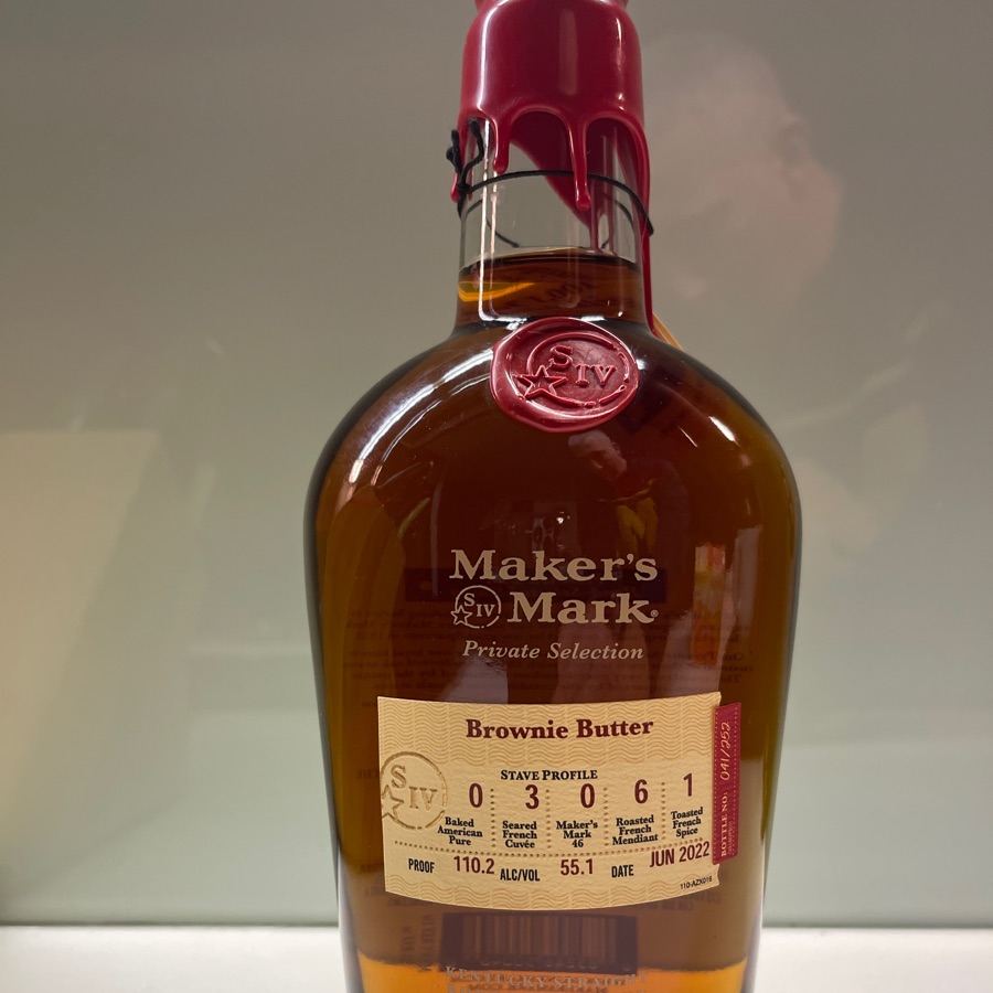 Makers Mark Private Selection Brownie Butter
