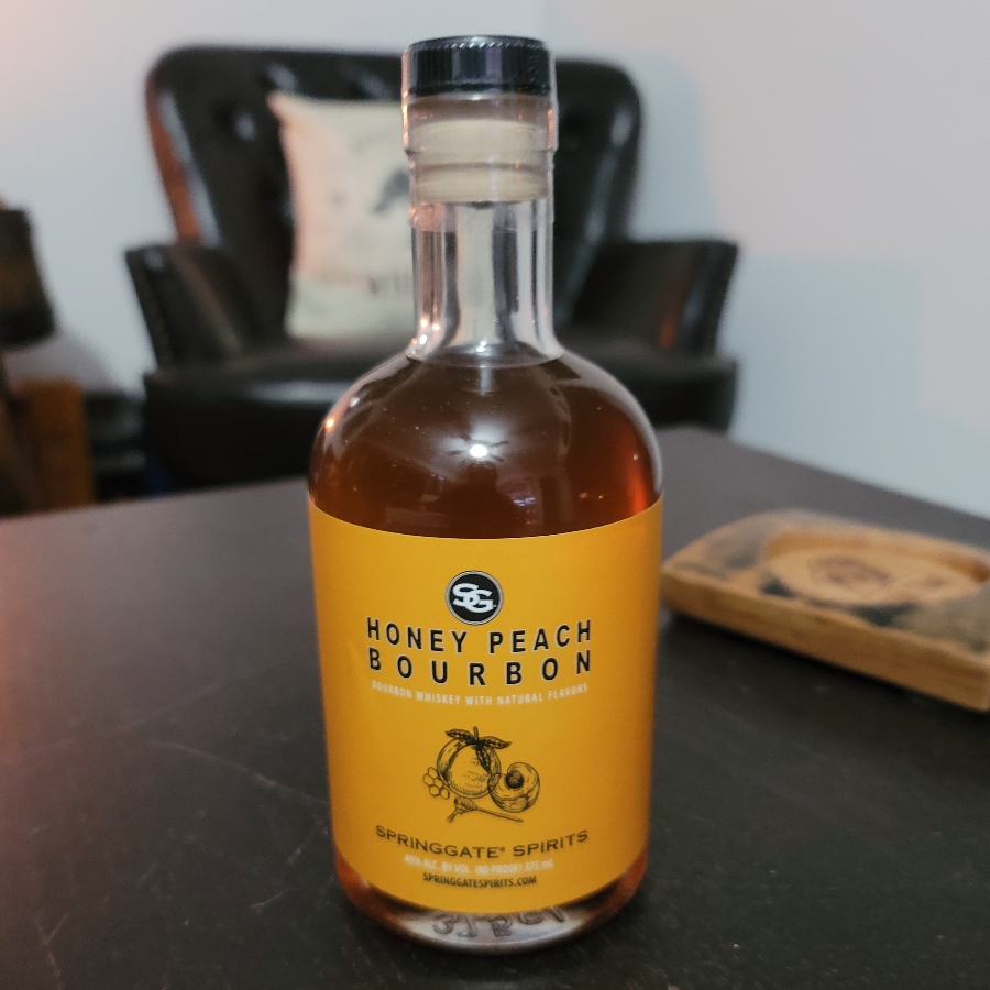 Springgate Spirits Honey Peach Bourbon