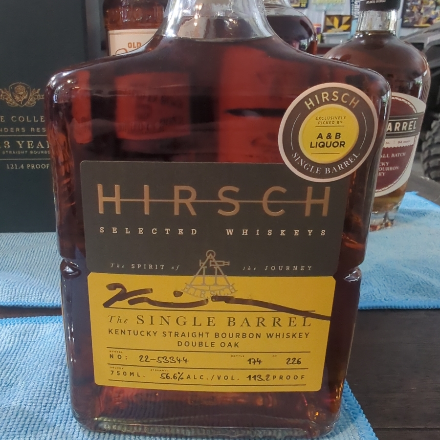Hirsch Single Barrel Doubled Oak - A&B Liquor Store Pick