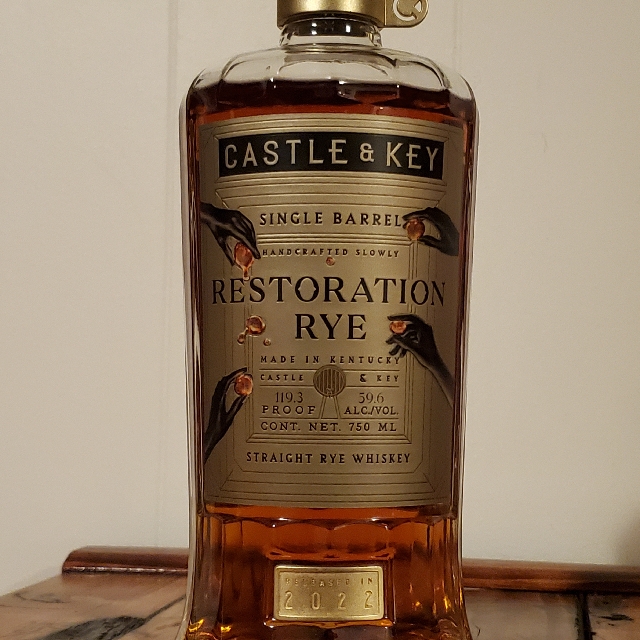 Castle & Key Restoration Rye Single Barrel #1693