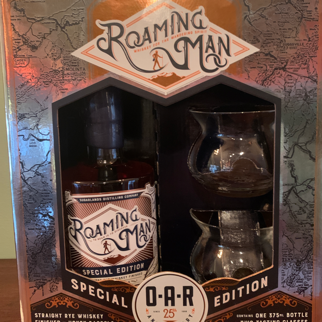 Roaming Man TN Straight Rye finished in Honey Barrels - OAR Special Edition
