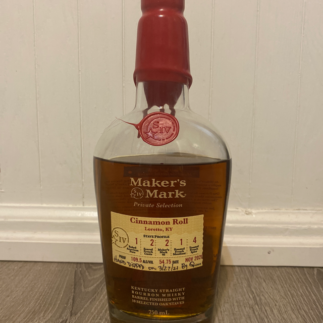 Maker's Mark Private Selection Cinnamon Roll