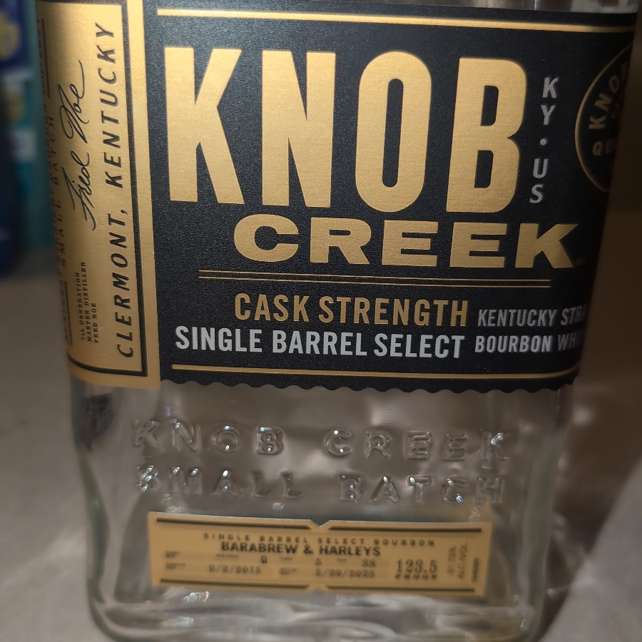 Knob Creek Cask Strength Single Barrel Select