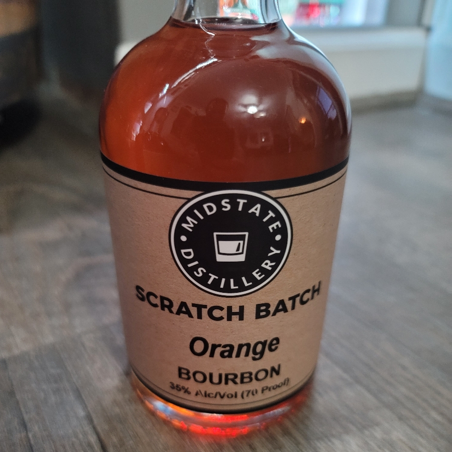 Midstate Distillery Scratch Batch Orange Bourbon