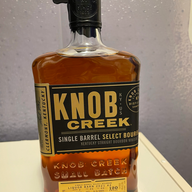 Knob Creek Single Barrel Select (Liquor Barn) W-Z, F-4, R-9
